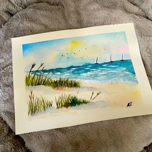 Painting of the beach